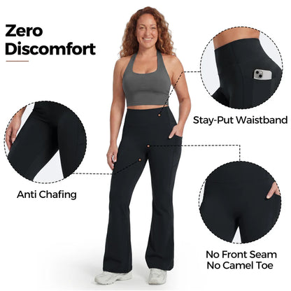 The flared leggings